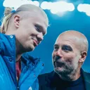 Pep Guardiola dan Erling Haaland/ X Manchester City - Pep Guardiola dan Erling Haaland/ X Manchester City