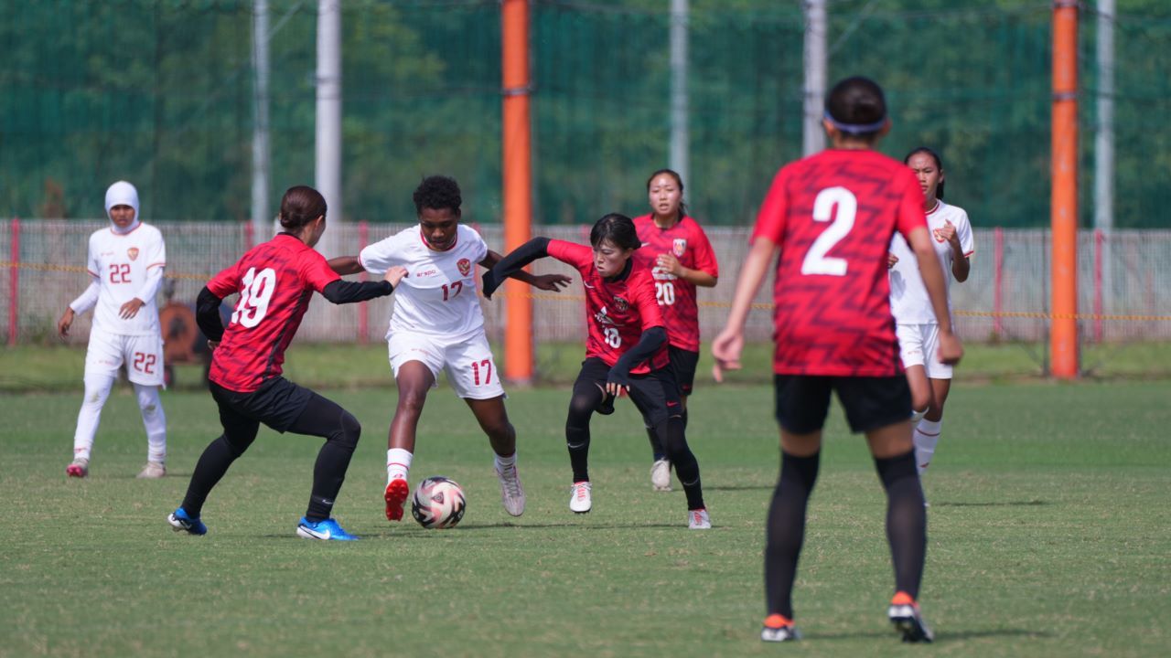 Timnas Putri Indonesia vs Urawa Reds/ Laman PSSI