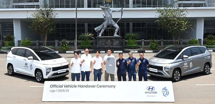 Hyundai Stargazer Resmi Menjadi Official Vehicle Partner Liga 1