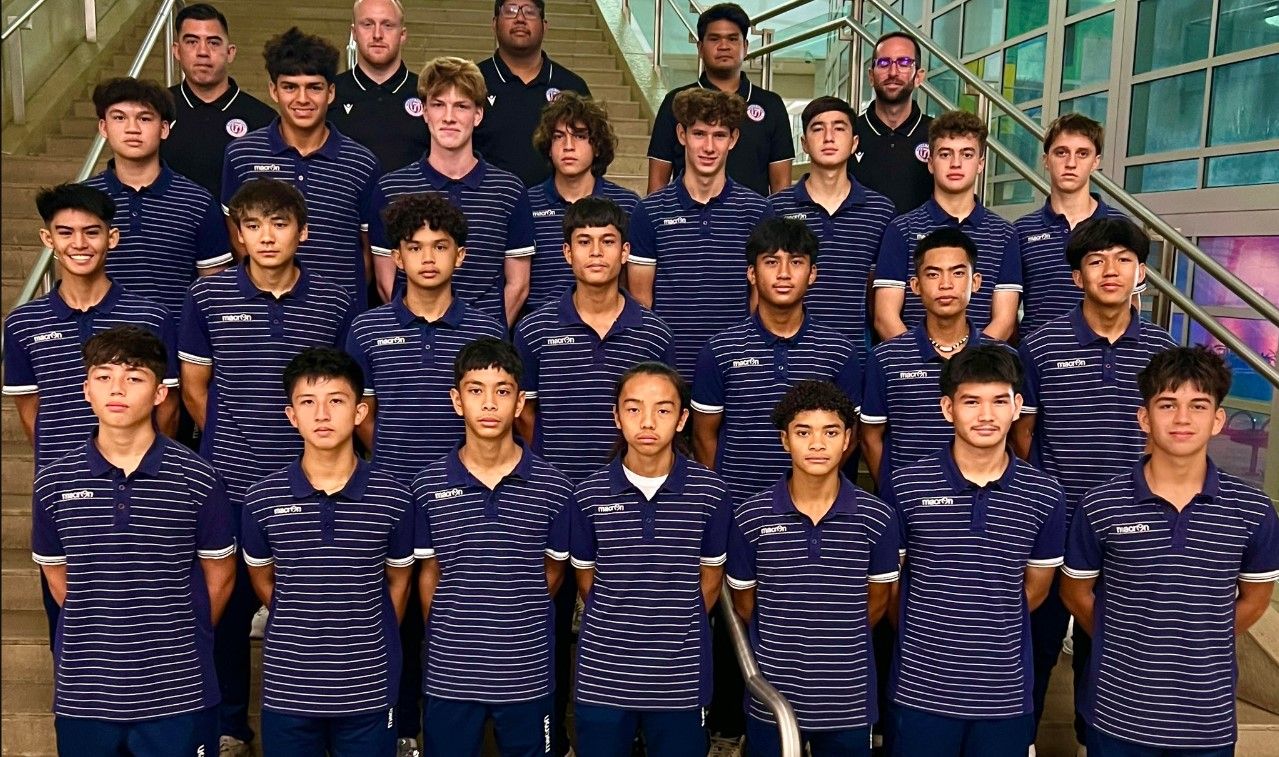 Para pemain Timnas Guam U-17 yang tampil di Kualifikasi Piala Asia U-17 2025/foto: Twitter FA Guam.