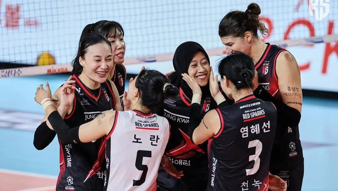 Hasil V-League 2024: Red Sparks Nyaris Kena Comeback AI Peppers