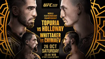 Jadwal & Link Streaming UFC 38, Ada Duel Panas Topuria vs Hallaway