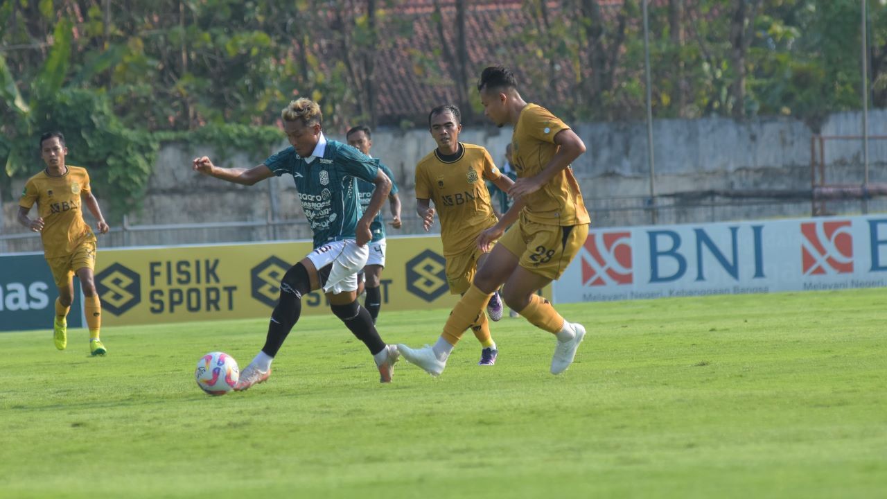 Bhayangkara FC vs Nusantara United FC di Liga 2/ Media Nusantara United FC