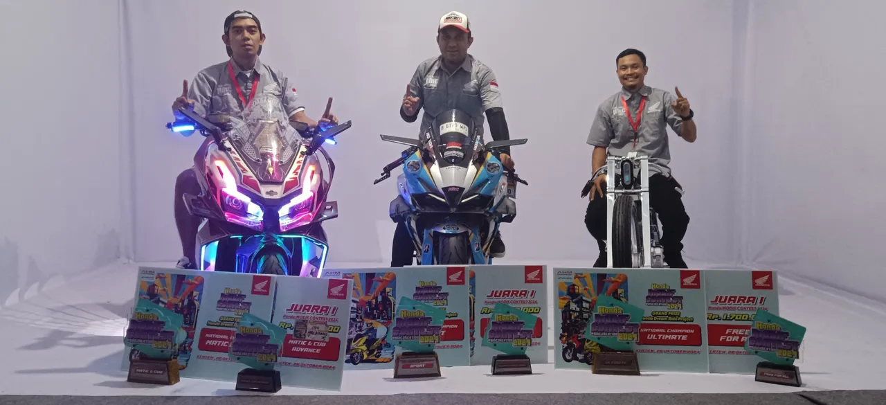 AHM Umumkan Nama Para Juara Honda Modif Contest 2024