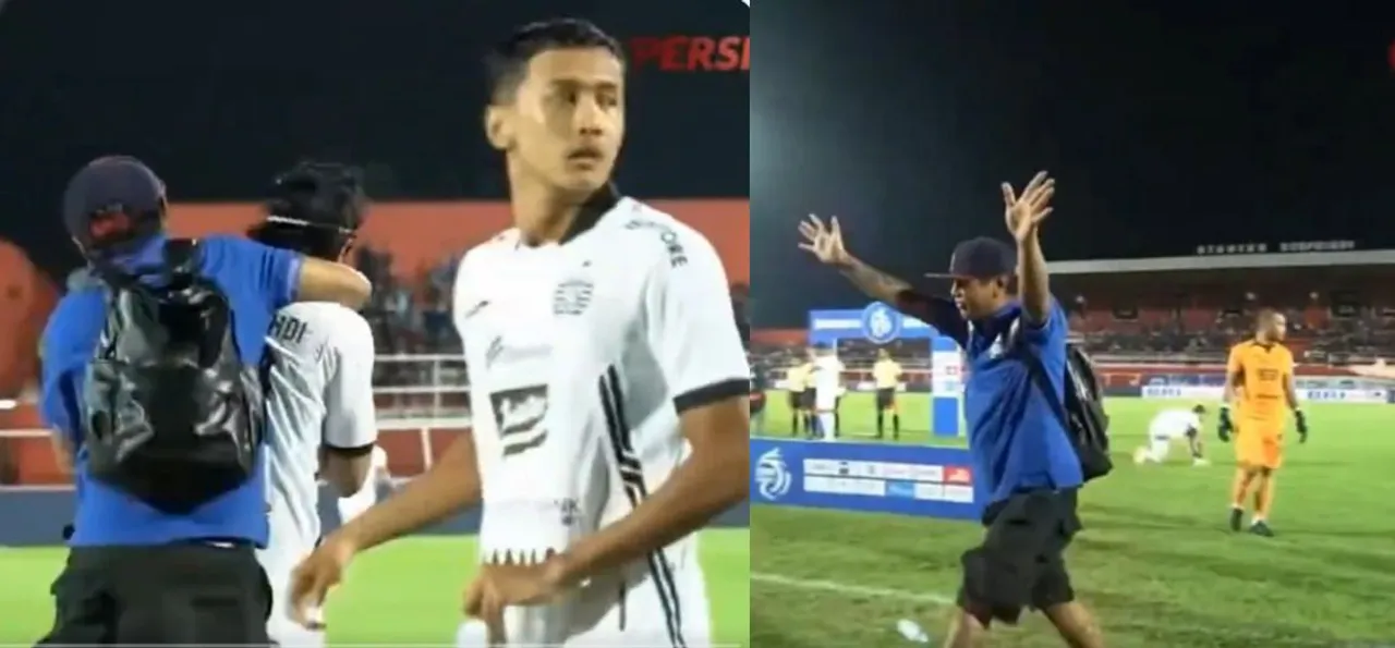 Kronologi Fans Arema Peluk Hanif Sjahbandi Jelang Kick Off vs Persija