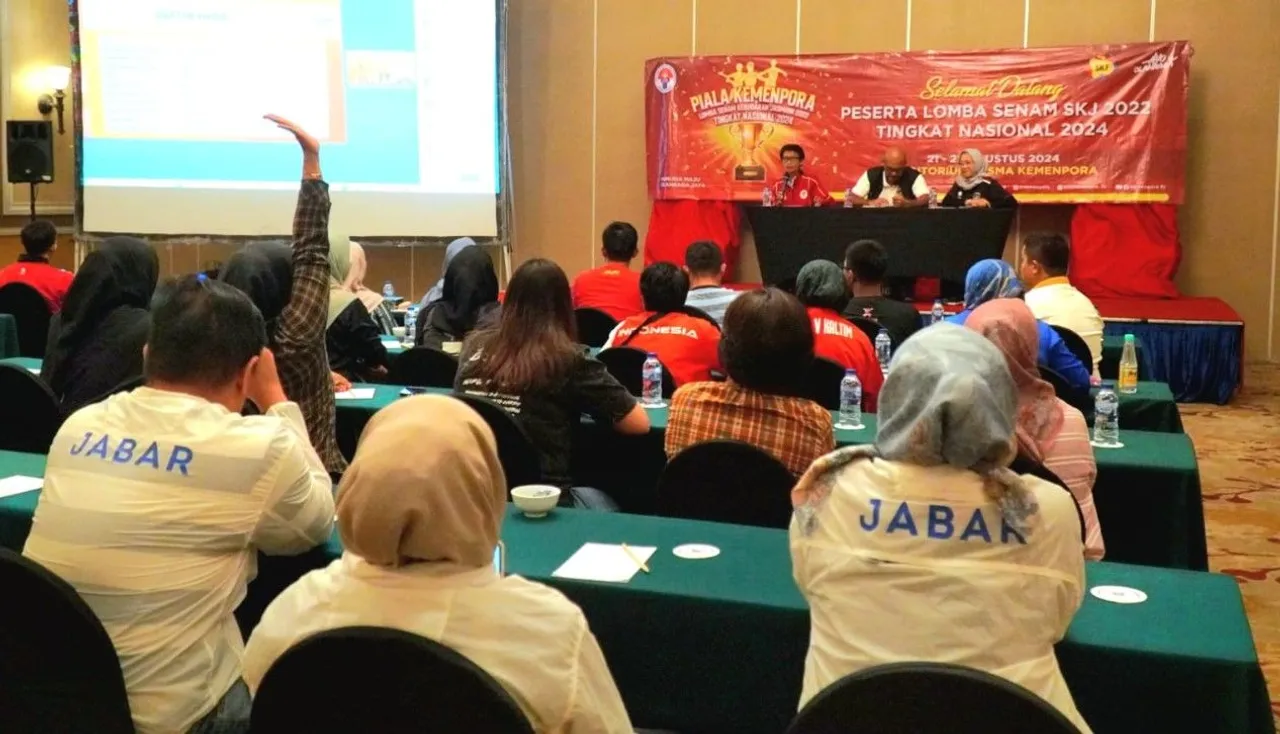 Rapat persiapan teknis lomba SKJ 2022 Piala Kemenpora/foto: Kemenpora.