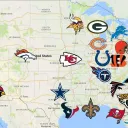 Persebaran tim-tim NFL di Amerika Serikat (Sport League Maps).webp - Persebaran tim-tim NFL di Amerika Serikat (Sport League Maps)