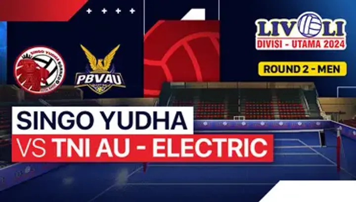 Link Live Streaming Livoli Divisi Utama 2024 Putra: Singo Yudha vs TNI-AU