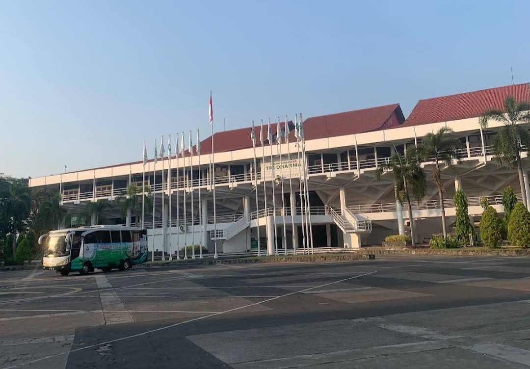 GOR Tri Dharma Gresik yang akan jadi lokasi putaran final four Livoli Divisi Utama 2024 (Foto: Google Maps)