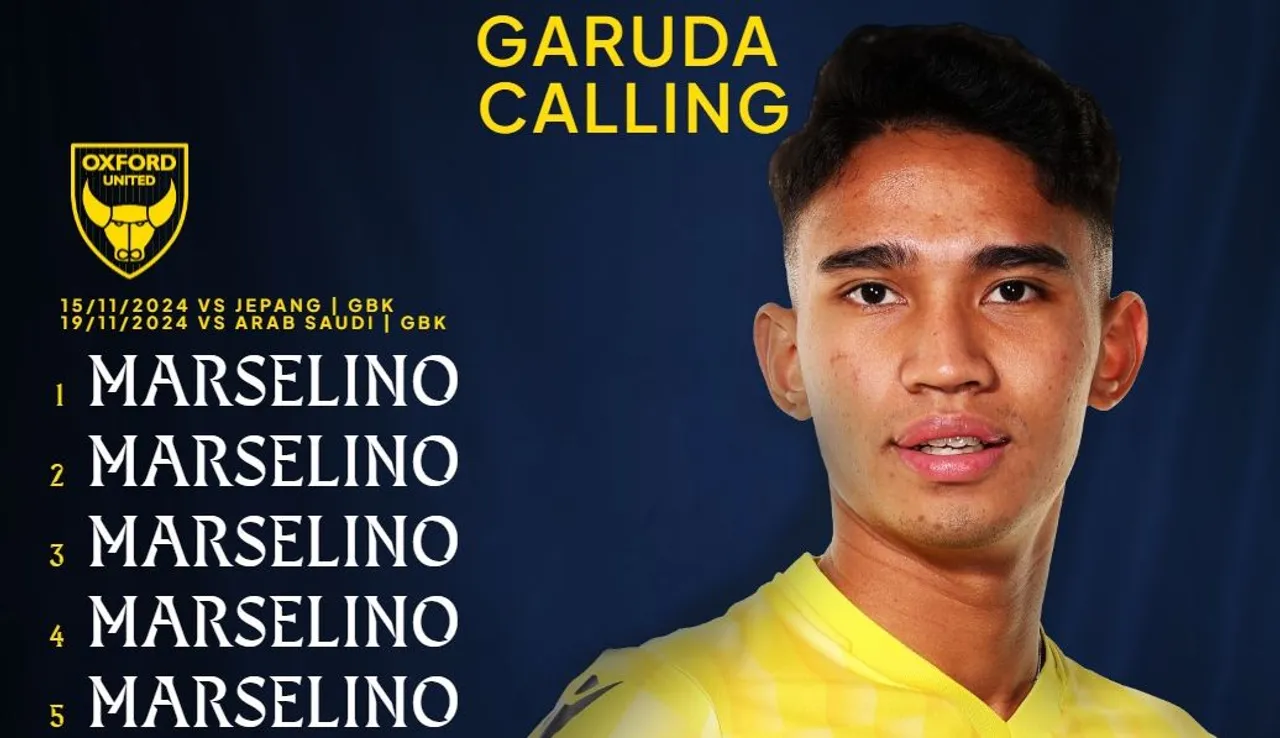Garuda Calling Marselino Ferdinan / Instagram Oxford United