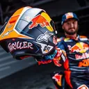 Jack Miller - dan merk helm yang dipakai Jack Miller saat mengalami crash pada gelaran MotoGP Malaysia 2024 (Foto: Alpinestars)