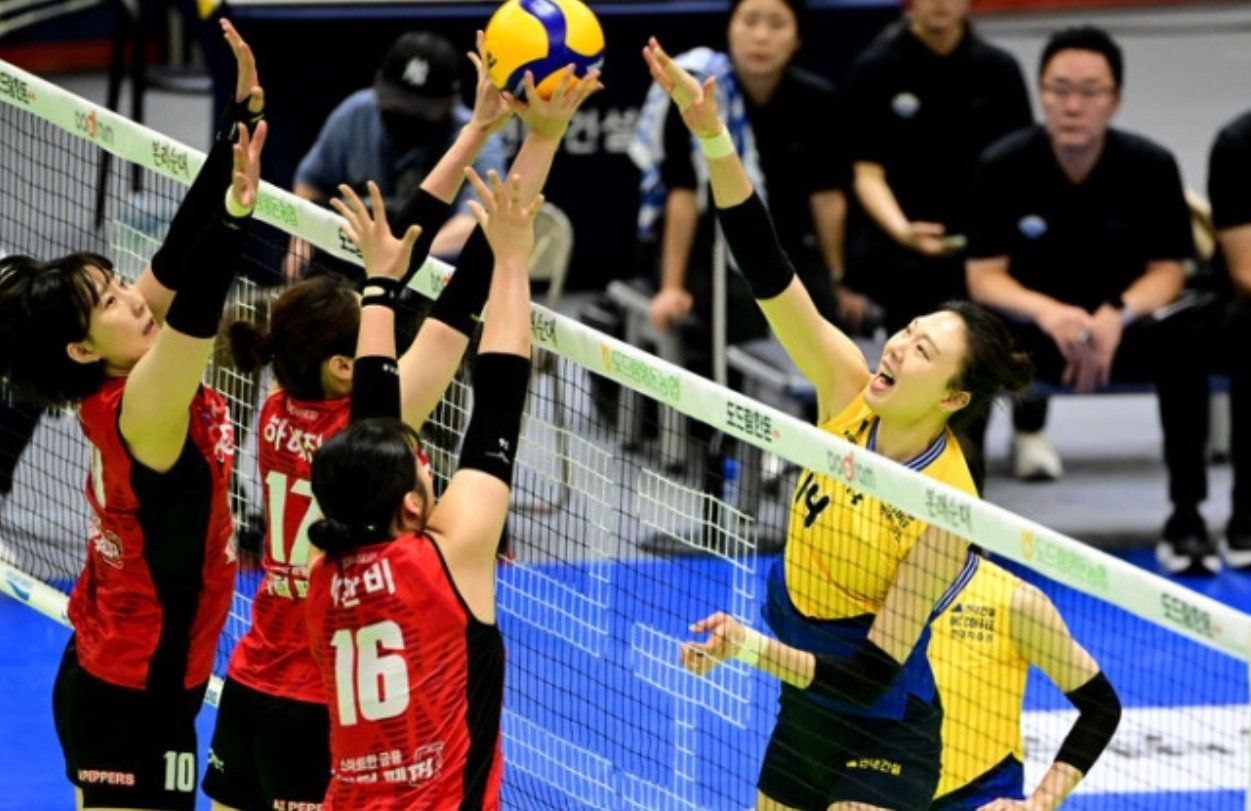 Hyundai Hillstate vs AI Peppers di V-League 2024/2025/foto: KOVO.