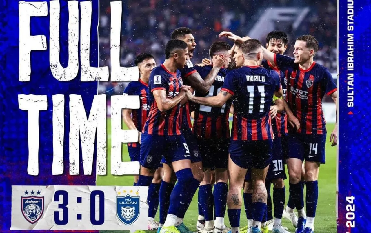 Hasil JDT vs Ulsan Hyundai: Jordi Amat Jaga Asa ke 16 Besar Liga Champions Asia