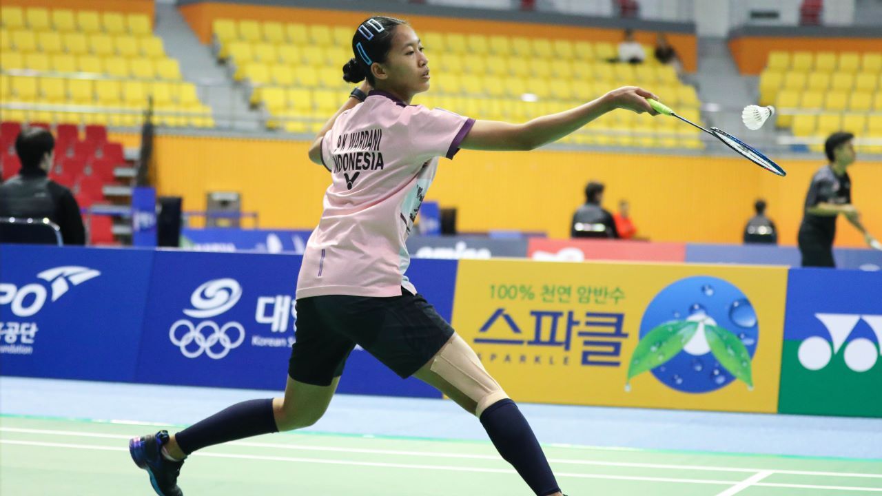 Putri Kusuma Wardani di Korea Masters 2024/ Humas PBSI