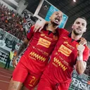 Pemain Persija, Marko Simic dan Gustavo Almeida/ X Persija