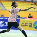 Putri Kusuma Wardani di Korea Masters 2024/ Humas PBSI - Putri Kusuma Wardani di Korea Masters 2024/ Humas PBSI