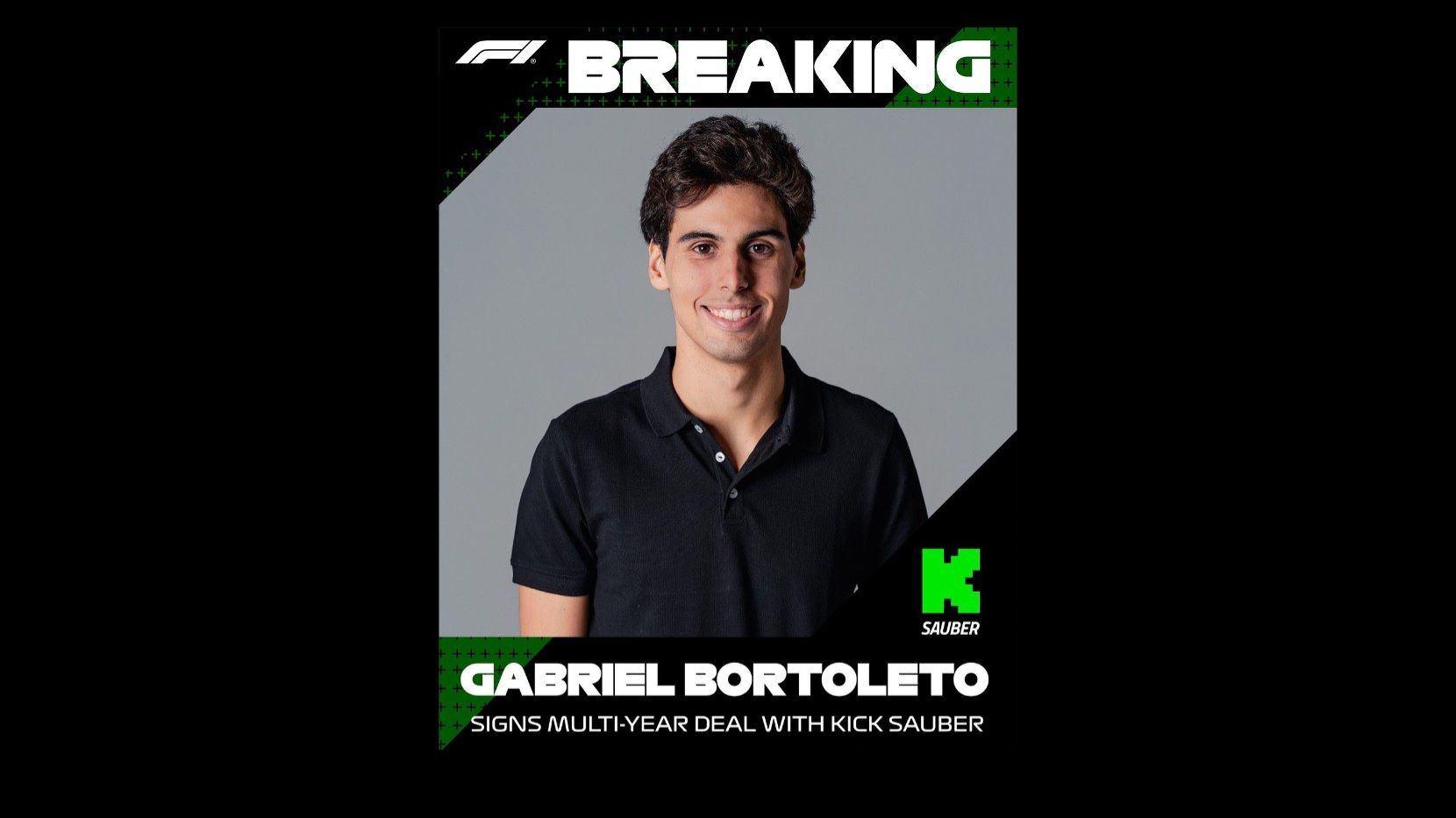 Sauber mengumumkan bergabungnya Gabriel Bortoleto untuk F1 2025 (Instagram @f1)