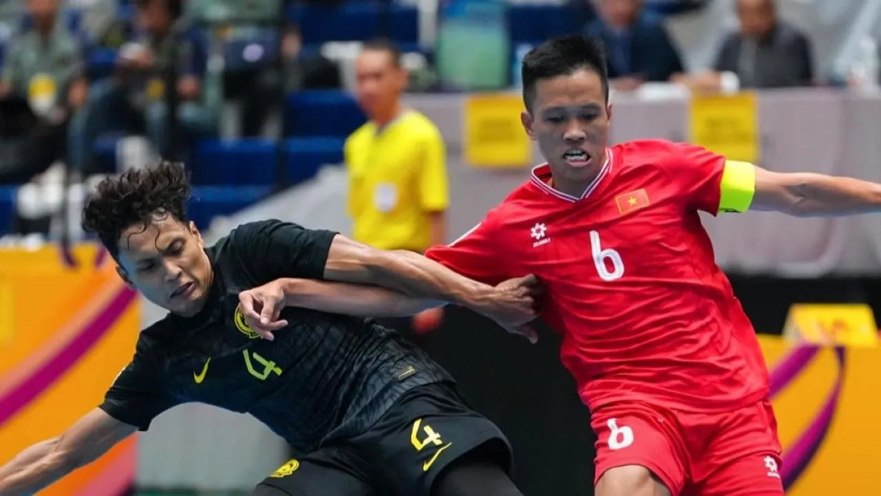 Vietnam vs Malaysia di Piala AFF Futsal 2024/ IG ASEAN Futsal.