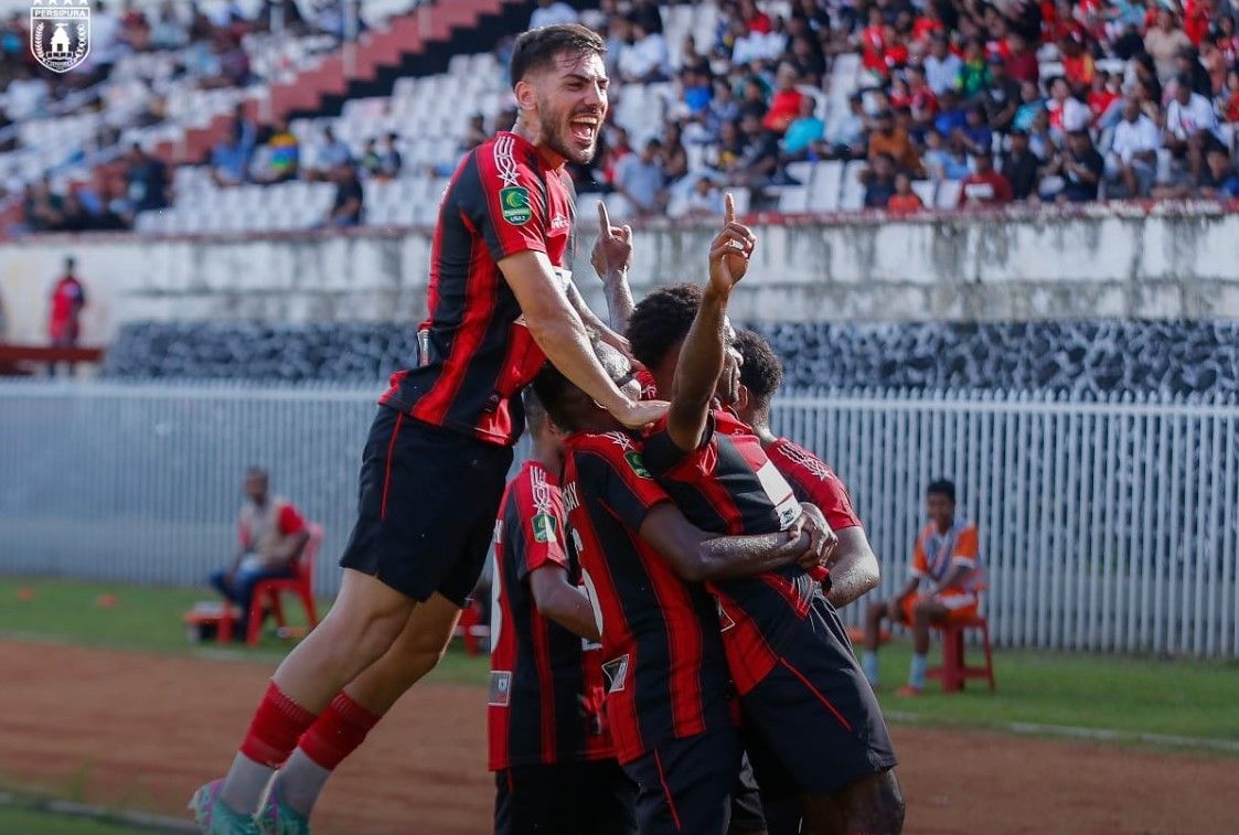 Persipura Jayapura menang 4-0 atas Persipal Palu di Grup 3 Liga 2 2024/2025/foto: IG Persipura Jayapura.