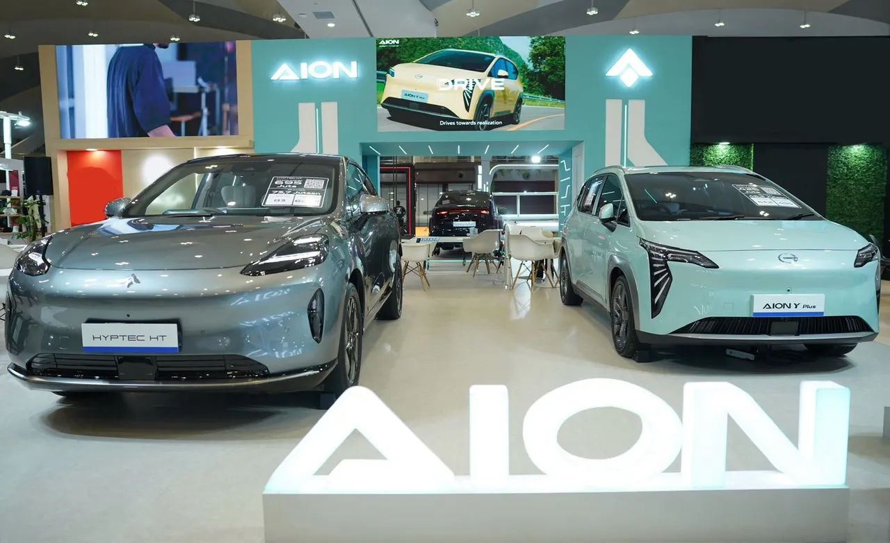 Penampilan Mobil Listrik AION Hyptec HT Pikat Pengunjung GIIAS Semarang 2024