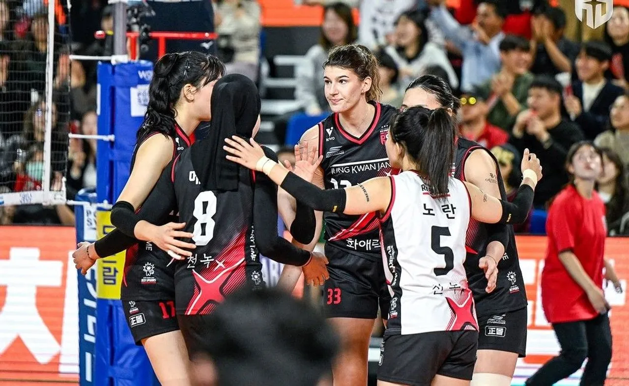 Hasil V-League 2024 Pink Spiders vs Red Sparks: Laga Dramatis