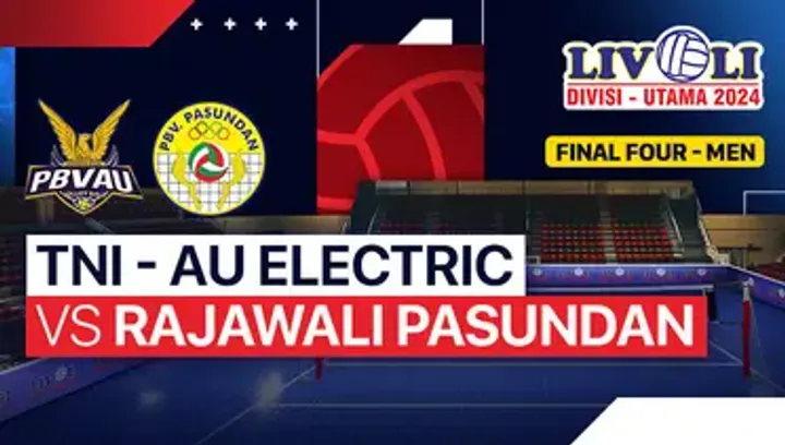 Link Live Streaming Final Four Livoli Divisi Utama 2024: TNI-AU vs Rajawali