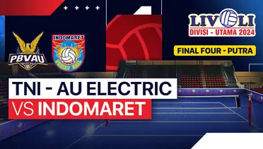 TNI AU vs Indomaret di Final Four Livoli Divisi Utama 2024 / Vidio