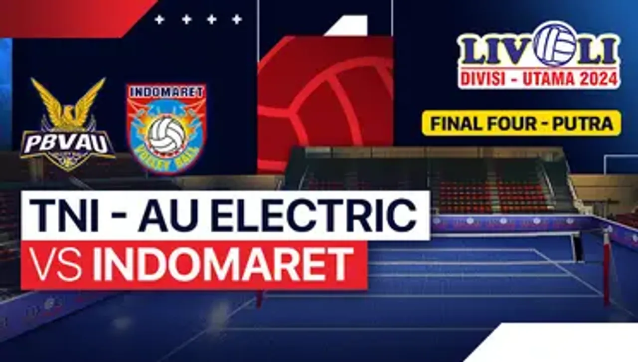 Link Live Streaming Final Four Livoli Divisi Utama 2024: TNI-AU vs Indomaret