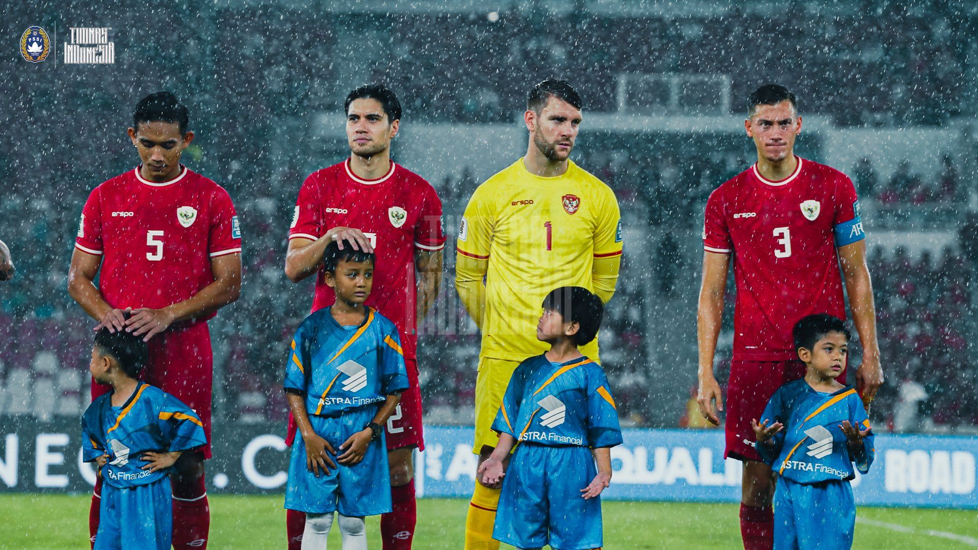 Player Escort di laga Indonesia vs Jepang/foto: X/Timnas Indonesia.