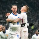 Pemain Timnas Prancis rayakan gol/ X Equipe de France. - Pemain Timnas Prancis rayakan gol/ X Equipe de France.