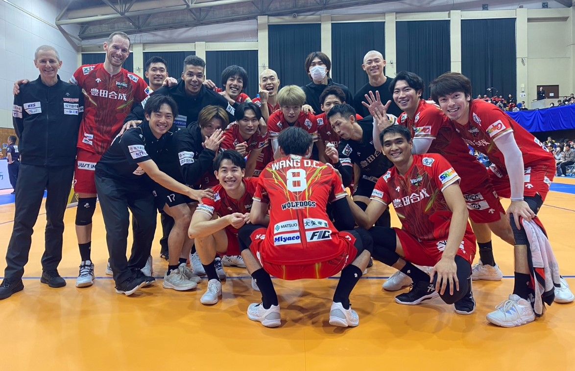 Wolfdogs Nagoya menang 3-0 atas Toray Arrows di pertandingan ke-12 SV.League 2024/2025/foto: X/Wolfdogs Nagoya.