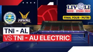 Link Live Streaming Final Four Livoli Divisi Utama 2024 Putri: TNI-AL vs TNI-AU