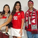 irfan bachdim.jpg - Irfan Bachdim dan Jennifer berfoto bersama dengan Raisa/foto: IG Irfan Bachdim.