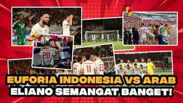 AFTER MATCH INDONESIA VS ARAB SAUDI, PEMAIN NGE-CHANT BARENG SUPORTER