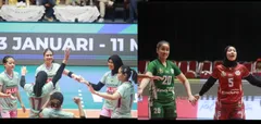 Klasemen Akhir Final Four Livoli Putri, TNI AL Tantang Petrokimia di Grand Final