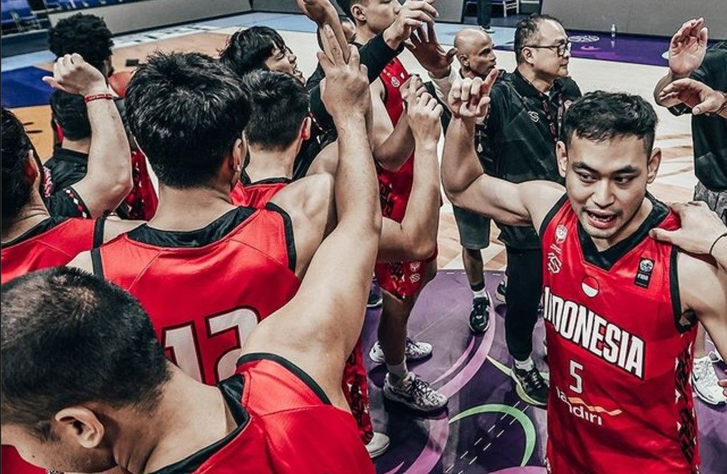 Timnas Basket Indonesia kalah dari Korea Selatan di Kualifikasi FIBA Asia Cup 2025/foto: IG Timnas Basket Indonesia.