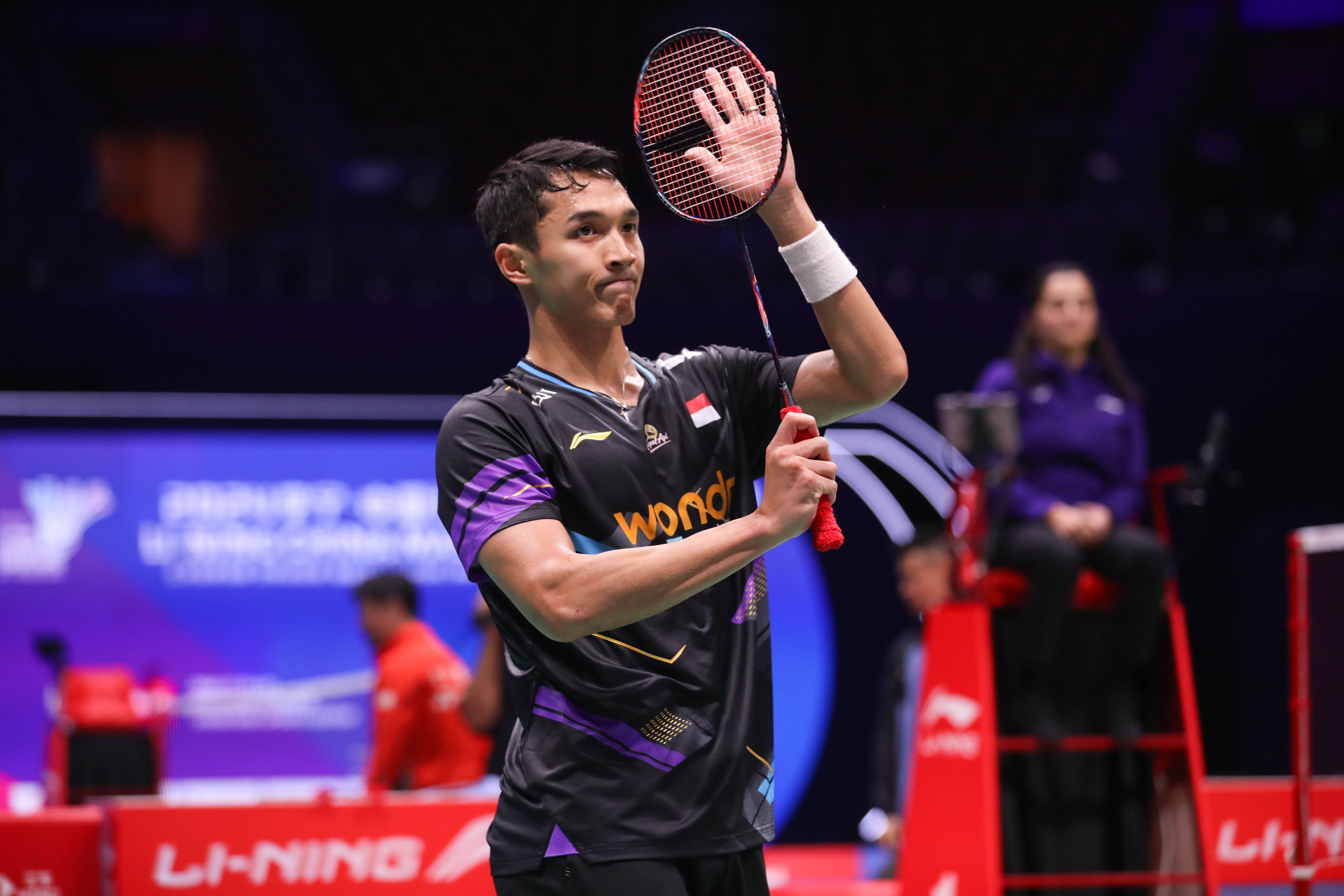 Jonatan Christie di China Masters 2024 (Foto: PBSI)