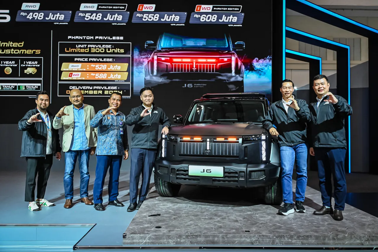 SUV Offroad Listrik Chery J6 Siap Mengaspal, Dibanderol Mulai Rp498 Jutaan