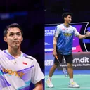 Jonatan Christie dan Sabar/Reza - Jonatan Christie dan Sabar/Reza. (Foto: x.com/INABadminton dan PBSI)