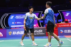 Hasil China Masters 2024 Sabar/Reza vs He Ji Ting/Ren Xiang Yu