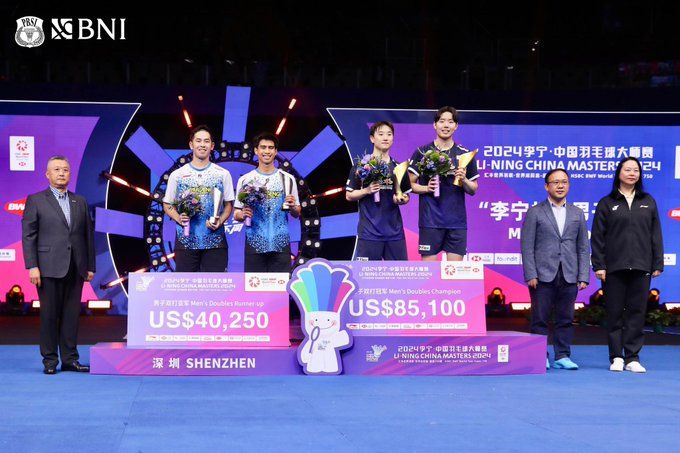 Hadiah China Masters 2024/foto: X/INABadminton