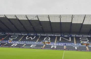 Stadion The Trade Center Wales yang jadi arena peetandingan Swansea City vs Leeds United, 24 November 2024 (Swansea)