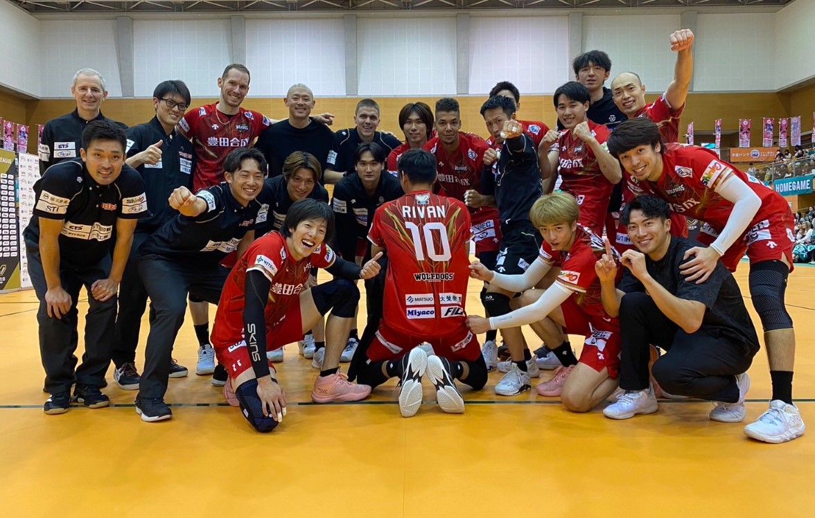 Wolfdogs Nagoya kalahkan JT Thunders di SV.League 2024/2025/foto: X/Wolfdogs Nagoya.