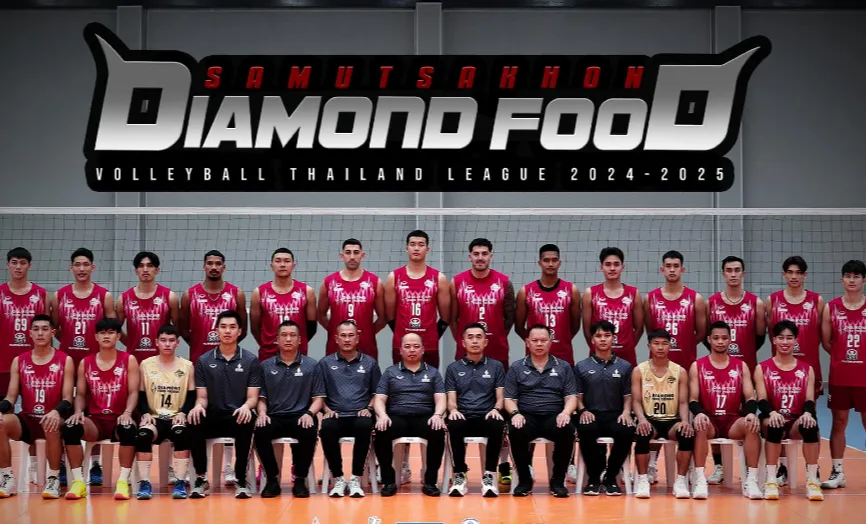 Diamond Food VC di Liga Voli Thailand 2024 / Volleybox