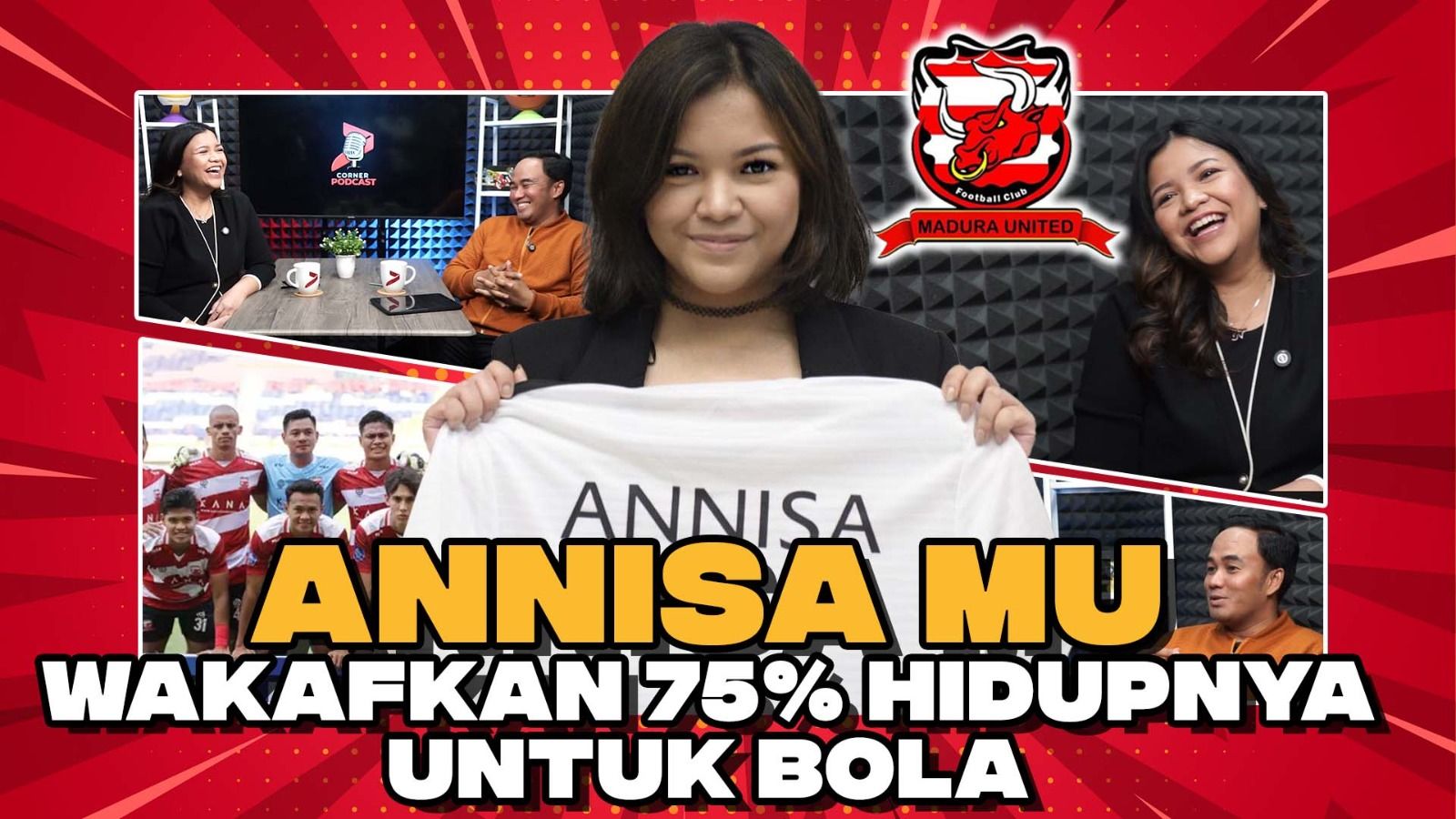 Annisa Qosasi bicara soal Liga 1, Madura United, hingga naturalisasi pemain Timnas Indonesia/foto: SportCorner.id