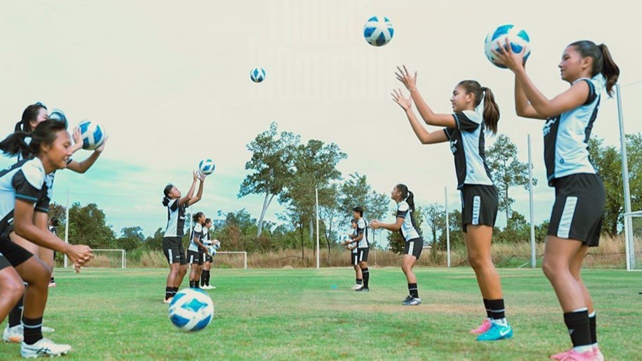 Latihan Timnas Putri Indonesia di Piala AFF Putri 2024/X Timnas Indonesia