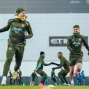 Latihan Manchester City/X ManCity. - Latihan Manchester City/X ManCity.