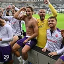 edoardo bove.jpg - Edoardo Bove bersama para pemain Fiorentina/foto: IG Edoardo Bove.