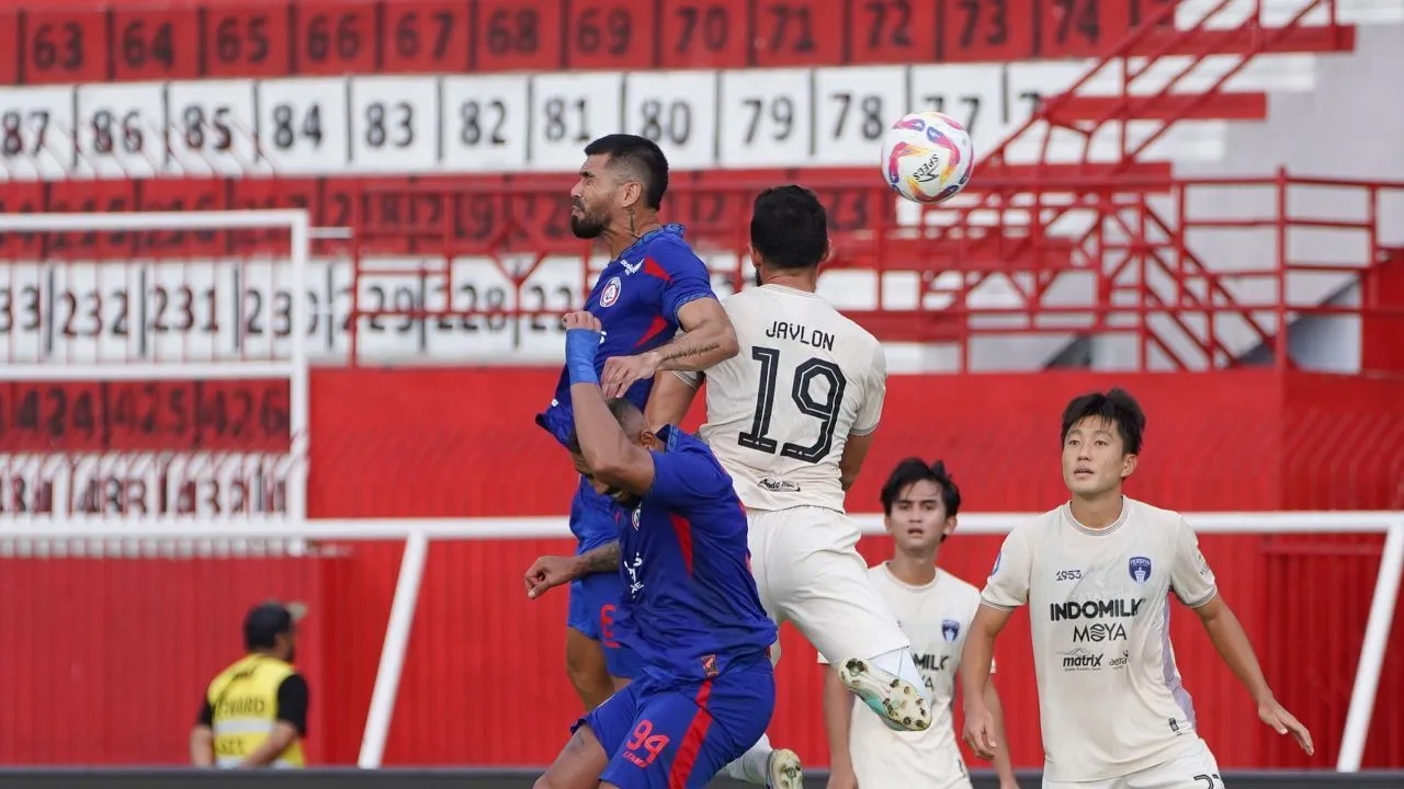 Hasil Liga 1 Arema FC vs Persita, Singo Edan Menang Telak