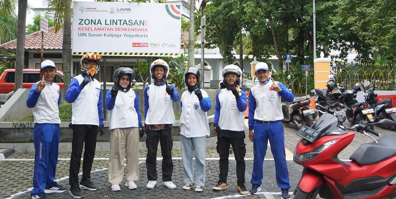 Para Agen Safety Riding di UIN Suka Yogyakarta - YAYASAN AHM